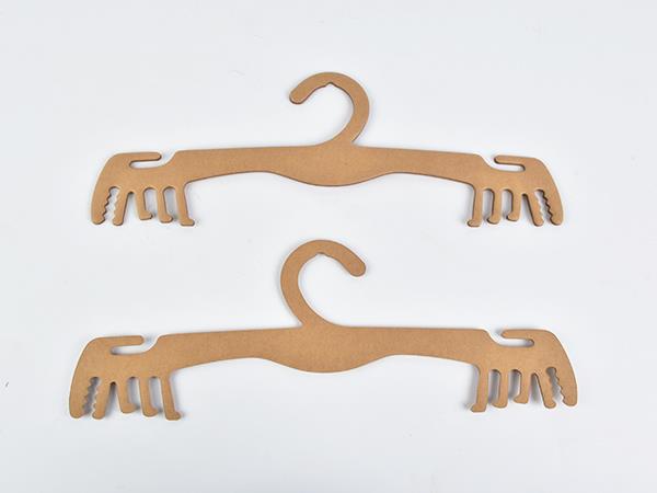 Cowhide children's paper clothes hanger