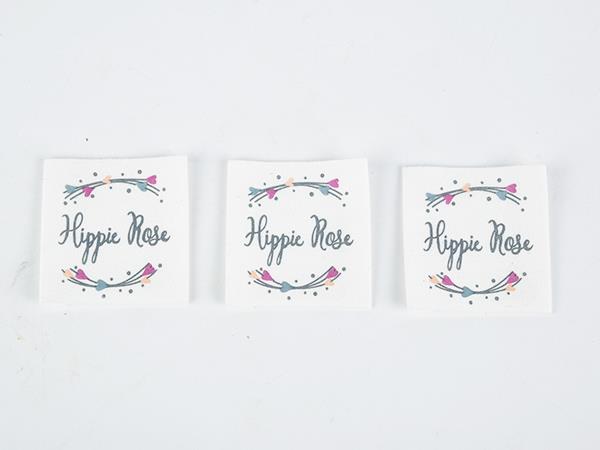 Cotton with printed label