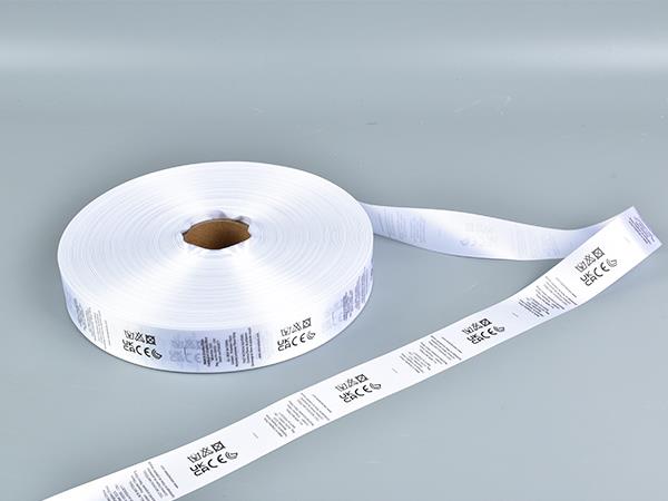 Ribbon washing label