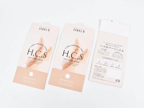 Paper packaging box for stockings