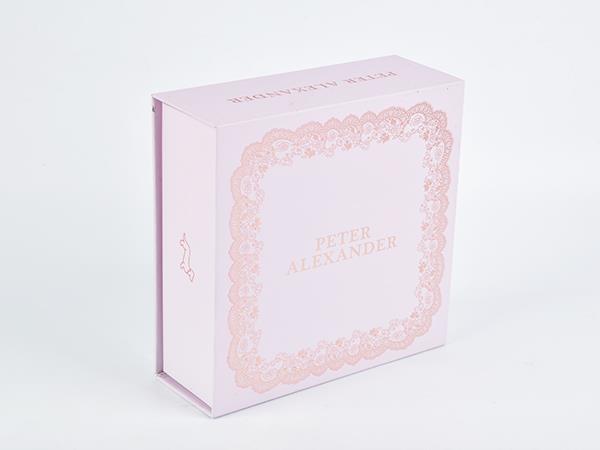 Flip magnetic gift box