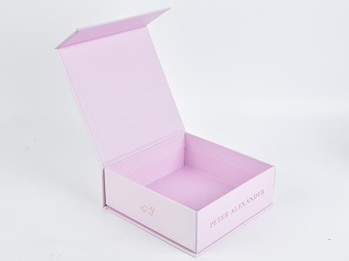 Flip-style magnetic gift box